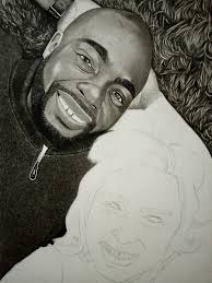 Work in progress charcoal and graphite pencil drawing what do u think so  far?