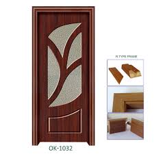 Here is a bathroom door constructed from fiberglass. China Latest Design Pvc Bathroom Door Price Bangladesh Pvc Mdf Doors China Design Wood Glass Door Bathroom Door Price