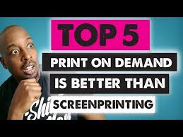 Maybe you would like to learn more about one of these? Print On Demand Vs Screenprinting Top 5 Reasons Youtube