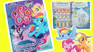 Download and print these my little pony coloring pages for free. My Little Pony Friendship Is Magic Activity Book Coloring Surprise Games Crafts Mlp Toys Youtube