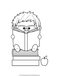 This saves time and supports the artist who created this work. Kid Reading A Book Coloring Page Free Printable Pdf From Primarygames