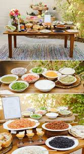 A great way to add variety to any type of taco dinner is offering different meats to choose from. Make Your Own Taco Bar Free Taco Bar Printables Dinner Party Themes Taco Bar Party Taco Bar
