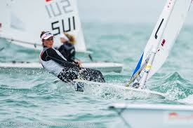 The men's laser radial event has officially been postponed. Team Tracker Laser Radial Us Sailing