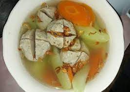 Resep Sop Bakso Labu Siam Oleh Devi Mega Rosalina Recipe Resep Labu Rebusan