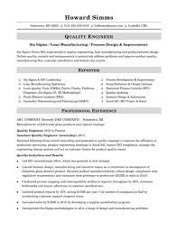 electronics quality engineer resume