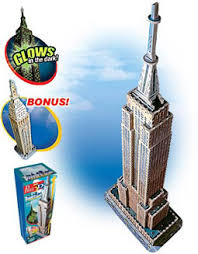Este puzzle 3d de alta calidad y genial réplica del original es ideal para personas mayores a los 7 años . 3d Jigsaw Puzzle Empire State Building 569 Puzz3d