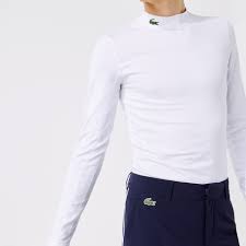 You'll receive email and feed alerts when new items arrive. T Shirt Col Montant A Manches Longues Golf Lacoste Sport Lacoste