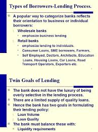 Credit union act and serve just like commercial banks. Types Of Borrowers Lending Process Loans Credit Finance