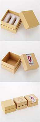 eco friendly kraft paper board smart watch box with caps square shape and rigid to durable use jewelry packaging custom perishable food