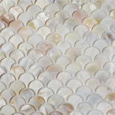 Fish Scale Mother Of Pearl Tile St100 12 X12 Per Sheet Natural Shell Mosaic Honed Kitchen Backsplash Tiles Bathroom Wall Floor Tile Kitchen Tiles Design Bathtub Tile Fish Scale Tile