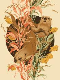 Today Is The Release Of My Poster Collaboration With Pangeaseed As Part Of Their Ongoing Project Sea Of Change The Year Of Forest Art Animal Art Teagan White
