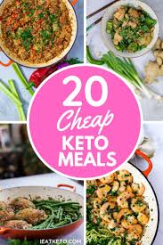 Cheap Keto Meals Recipes For Doing Keto On A Budget Part 1 Keto Meal Prep Keto Dinner Keto Diet Menu