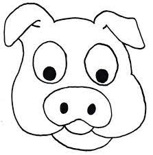 Pig bandana svg, pig svg file, pig cut file, pig with bandana, bandana pig svg, animal face, pig wit. Easy Pig Face Coloring Pages For Kids Enjoy Coloring Karneval Bauernhof