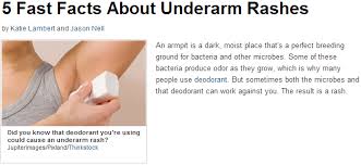If you are a fun of deodorants and you suffer from rash under arm pit quite often, it could be from the deodorant or antiperspirant you are using. Cure For The Itch Kent Urgent Care Centers Help Treat Underarm Rashes U S Healthworks Kent
