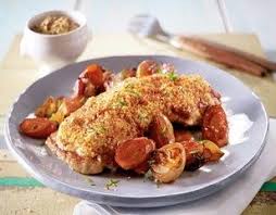Ofenschnitzel Mit Senfkruste Und Balsamico Karotten Rezept Rezepte Kochrezepte Und Lecker