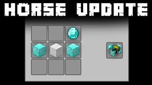 They are obtained when diamond ore is mined. Horse Update Recipes For Saddle Horse Armors Minecraft Data Pack