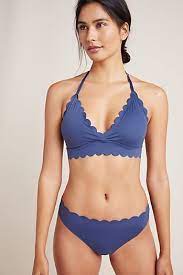 Seamless Scalloped Bralette Womens Swimsuits Bikini Swimsuits Uk Bikinis