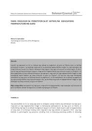 Kaugnay ng mga feminista o makababae (makapangkababaihan), tumutukoy ang feminismo sa simulaing naghahangad ng pantay o parehas. Pdf Isang Dosenang Pagdalumat Feminismo Sa Mga Piling Akda