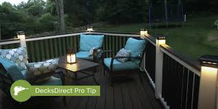 Ecksdirect Pro Tip Control Your Solar Deck Lighting Easily With Ultra Bright Solar Post Cap Lights A Solar Deck Lights Led Deck Lighting Outdoor Deck Lighting