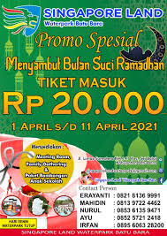 Harga tiket masuk dufan terbaru 2021. Singapore Land Waterpark Batu Bara Posty Facebook