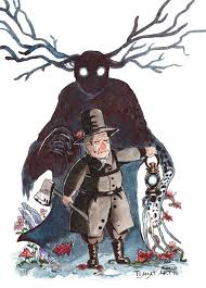 Over The Garden Wall Beast And Woodman By Tiamatart Over The Garden Wall Garden Wall Drawings