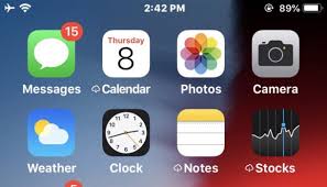 In the icloud app, select the option to sync mail, contacts, calendars, and tasks, then click apply. Icloud Symbol Next To Apps On Iphone Or Ipad Here S What It Means How To Fix It Osxdaily