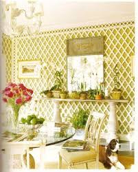 Caroline S Lost And Found Lingering Lattice Lattice Wall Paris Room Decor Decor