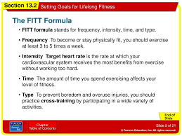 section 13 2 setting goals for lifelong fitness objectives