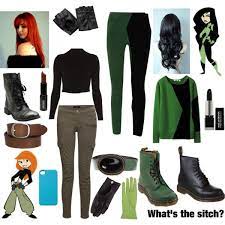 Kim possible diy costume by diamondd1 ❤ liked on polyvore featuring boohoo, true religion, converse, ted baker, halloweencostume and diyhalloween. Designer Clothes Shoes Bags For Women Ssense Kim Possible Halloween Costume Character Halloween Costumes Kim Possible Costume