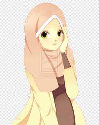 Browse more logo hijab vectors from istock. Hijab Anime Muslim Islam Anime Face Winter Png Pngegg