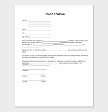 This is sent at the end of the lease period and should include instructions on where to send the security deposit. Lease Renewal Letter 40 Templates And Sample Letters