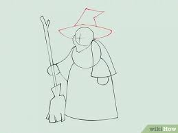Learn how to draw a witch for kids easy and step by step. How To Draw A Witch With Pictures Wikihow