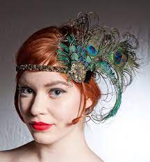 1920 S Flapper Photos Google Search Hair Accessories Feather Headband Flapper Hair