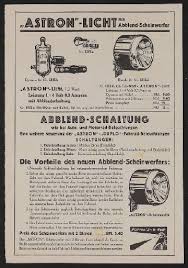 Astron Licht Werbeblatt 1930er Jahre In 2020 Motorad Lichtmaschine Standlicht