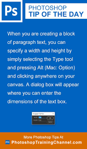 Set Width And Height For Paragraph Text Photoshop Tutorial Photo Editing Photoshop Tips Photo Editing Photoshop