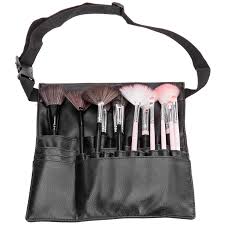 Knowing the ins and outs of effectively applying or touching up makeup is important to managing your makeup continuity. Pro Makeup Artist Cosmetics Tool Apron Brush Belt Accessory Organizer Black Amazon In Beauty