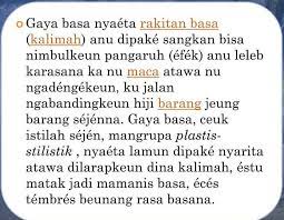 Mari main dulu ke rumahku, kalau cuma air mah ada (padahal rumahnya bagus). Contoh Gaya Bahasa Sunda Lengkap Beserta Kalimat Dan Artinya Basa Sunda