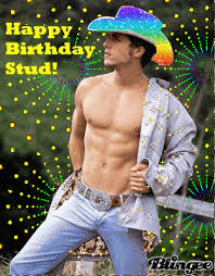 Gold sparkles background happy birthday. Best Happy Birthday Cowboy Gifs Gfycat