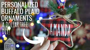 This metal buffalo plaid bell ornament accessory will add an extra holiday touch and a unique look to your tree. Vlogmas 2019 Diy Buffalo Plaid Ornaments Dollar Tree Christmas Diys Farmhouse Christmas Decor Youtube