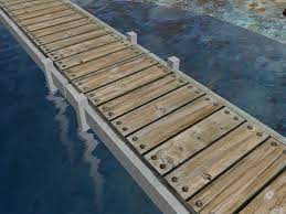 850 x 603 jpeg 145kb, sundeck boathouse roof. Second Life Marketplace Concrete Boat Dock Pier Or Wharf With Wooden Planks Mt 10x3