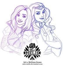 The Baddest Of Them All By Miss Melis Deviantart Com On Deviantart Descendants Coloring Pages Sketches Disney Descendants