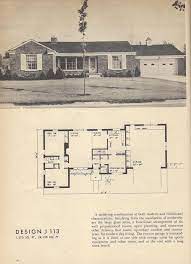 Vintage House Plans Mid Century House Plans 1954 Homes Vintage House Plans Ranch House Plans Mid Century House Plans