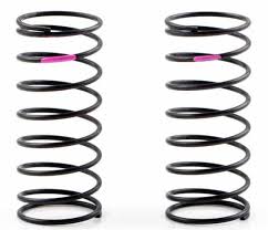 kyosho front big bore shock spring pink soft package of 2