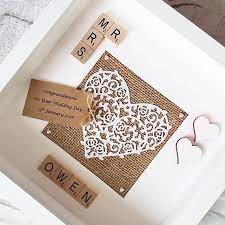 Check Out This Item In My Etsy Shop Https Www Etsy Com Uk Listing 386559408 Personalised Mr And Mrs Wedding Wedding Frame Gift Scrabble Frame Wedding Frames