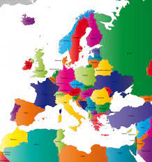 It comprises the westernmost peninsulas of the continental landmass of eurasia. Map Of The Continent Of Europe With Countries Kidspressmagazine Com Europe Continent Flags Of European Countries Countries And Flags