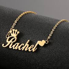 Engrave and personalize your gold plated earrings say my name, say my name. All Custom Name Necklace Personalized Gold Heart Pendant Stainless Steel Chain Nameplate Choker Skqir Jewelry Customized Necklaces Aliexpress