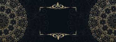 Black And Gold Pattern Background Black Gold Frame Pattern Background Material In 2020 Black Gold Wedding Gold Wedding Invitations Wedding Invitation Cards