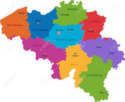Juni 2021, mit allen statistiken und wichtigen ereignissen, ständig aktualisiert. Bunte Belgien Karte Mit Provinzen Und Hauptstadte Lizenzfrei Nutzbare Vektorgrafiken Clip Arts Illustrationen Image 21813512