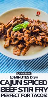 Simple Cajun Spiced Beef Stir Fry Recipe Recipe Quick Healthy Meals Spiced Beef Lunch Recipes Healthy