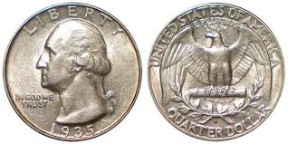 1935 D Washington Silver Quarter Coin Value Prices Photos